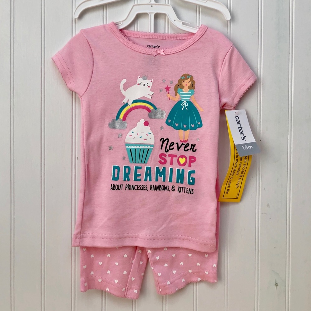 Carter’s Princess Sleep Set 18 Months, NWT